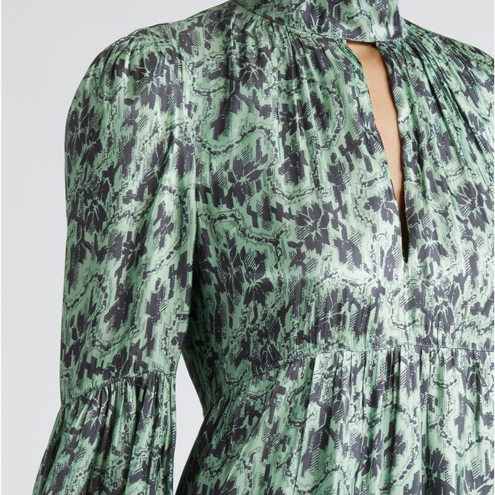 Cinq à Sept Bessie Floral Long Sleeve Mini Dress